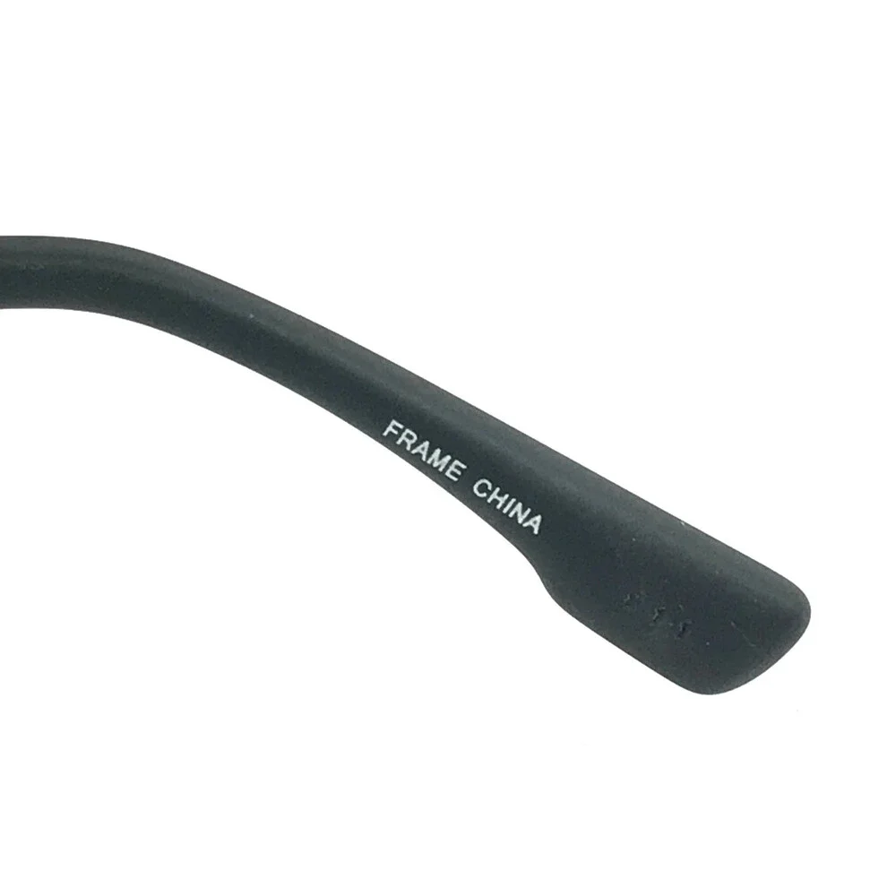 Flexon Eyeglasses Frames E1117 412 Matte Blue Black Rectangle Full Rim 51-18-140